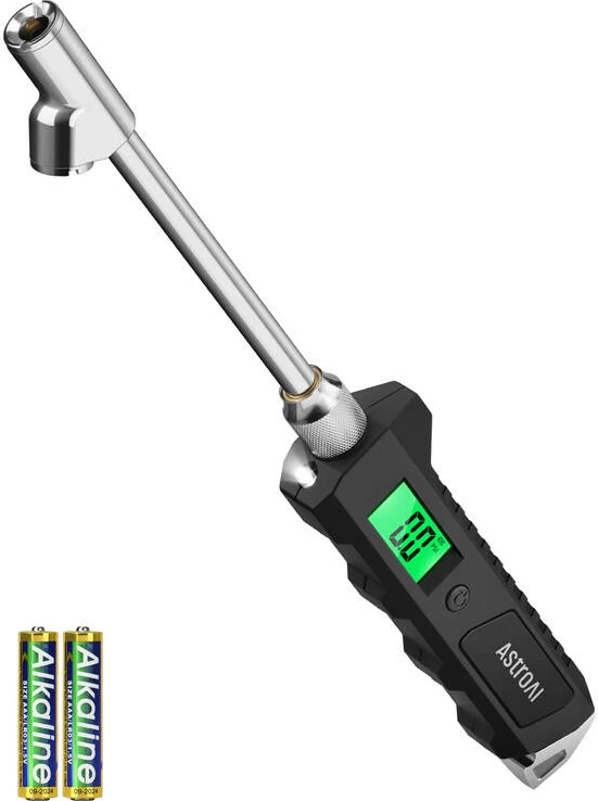 Matës digjital i presionit të gomave AstroAI GL-0911, 230PSI, i zi