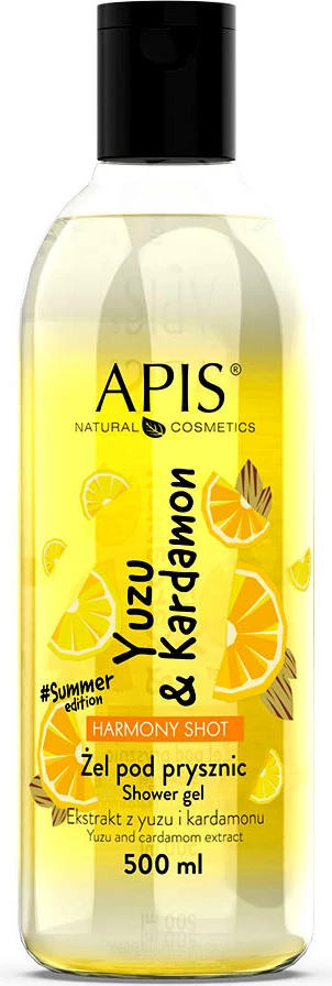 Xhel dushi për femra APIS Harmony Shot Yuzu & Cardamom 500ml
