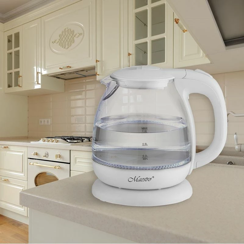 Ibrik elektrik MAESTRO MR-055, i bardhë 1L