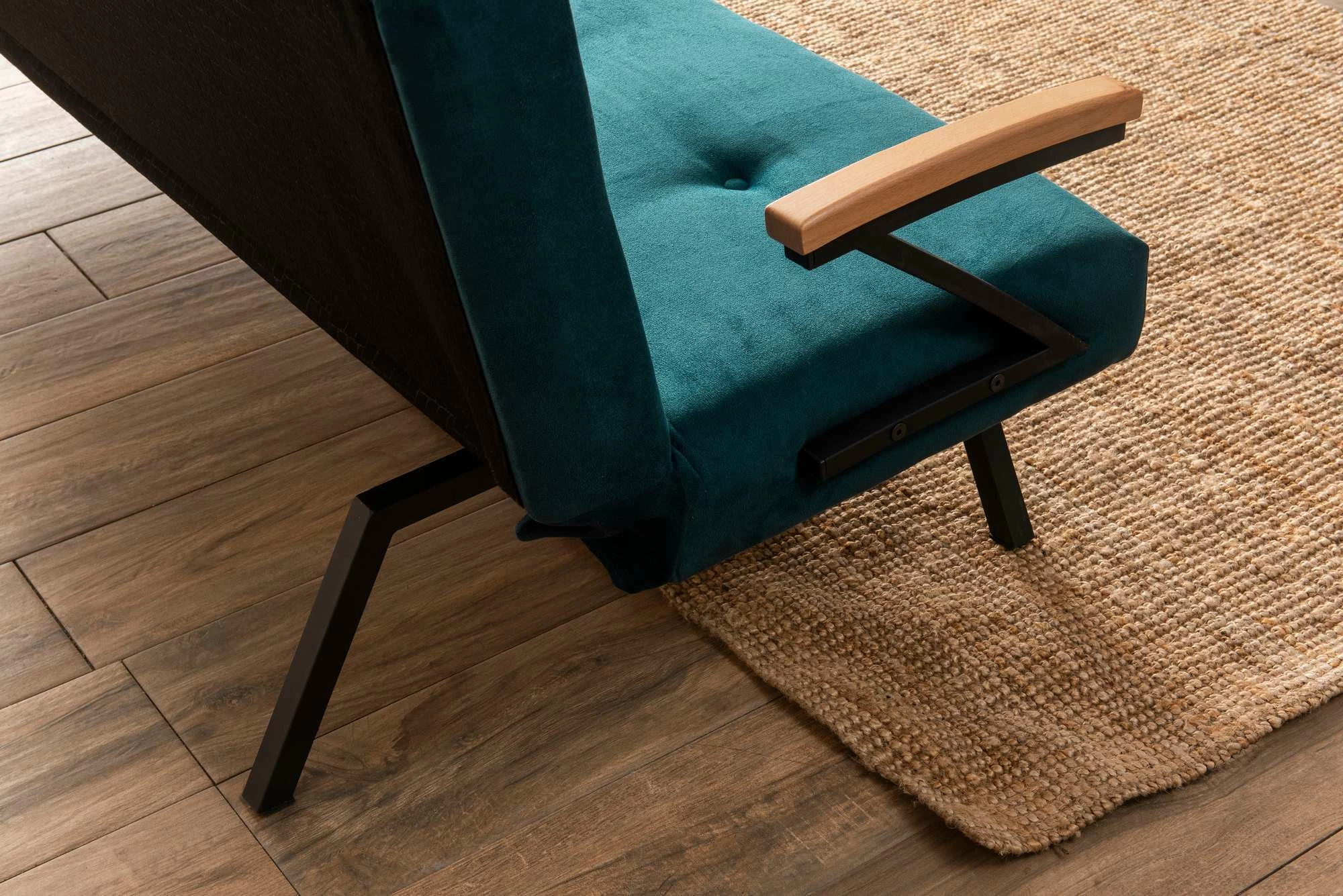 Divan-krevat 3 vende, Atelier del Sofa, ngjyrë jeshile petrol, Zven