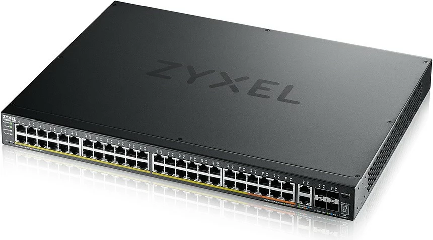 Switch Zyxel XGS2220-54HP, Managed, L3, Gigabit Ethernet, PoE, Rack mounting