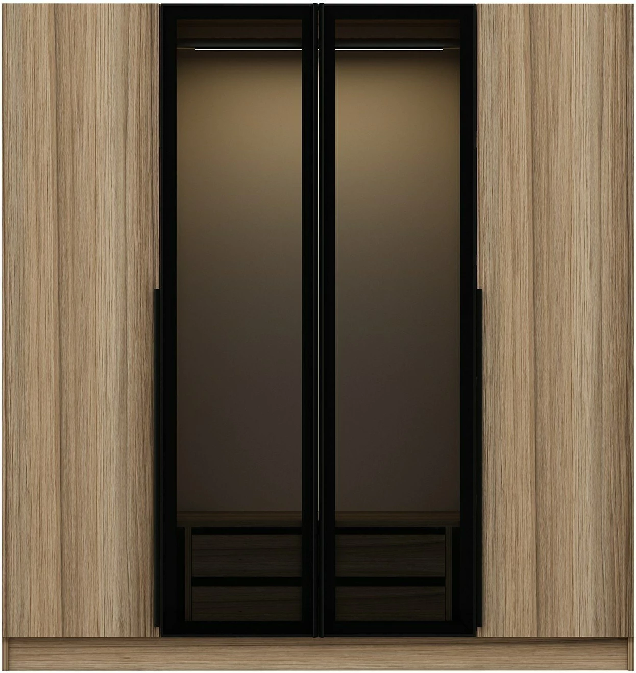 Dollap Hanah Home, Kale Plus - 7818, ngjyrë fume