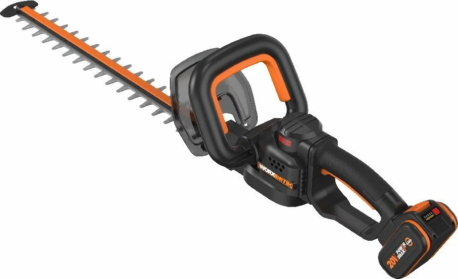 Gërshërë pa kabllo për gardh Worx WG263E 57 cm, 20V 4Ah, me bateri + karikues