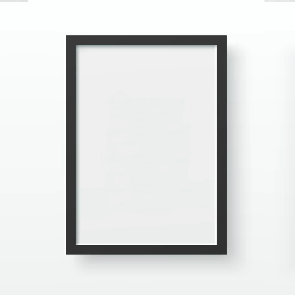 Kornizë murale Wallity, ngjyrë e zezë, A3