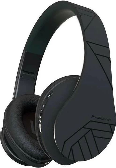 Kufje PowerLocus P2, Bluetooth 5.3, microSD, radio FM, të zeza