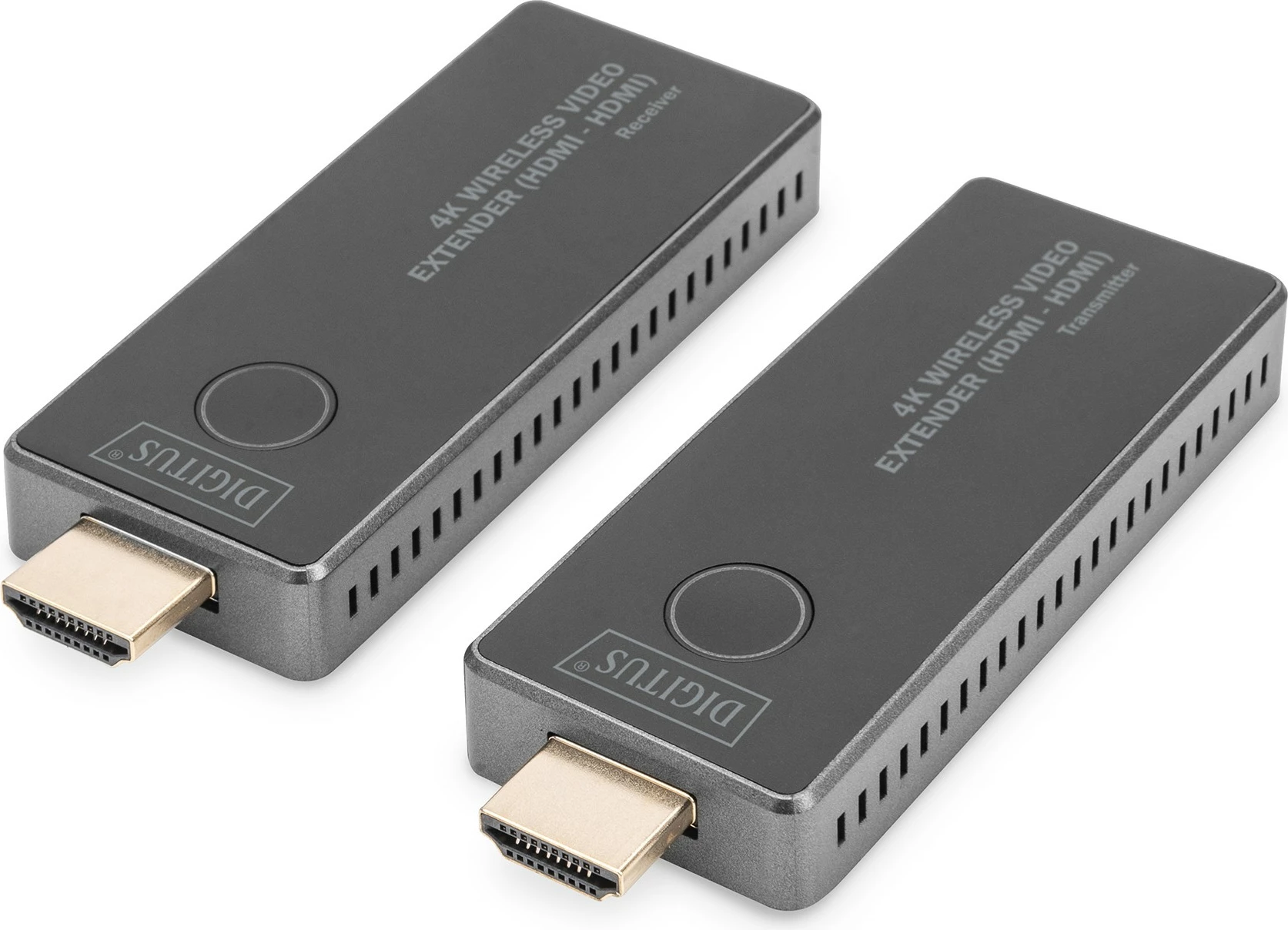 Video Extender Digitus 4K, HDMI, 30 m, Wireless, i zi, argjendtë