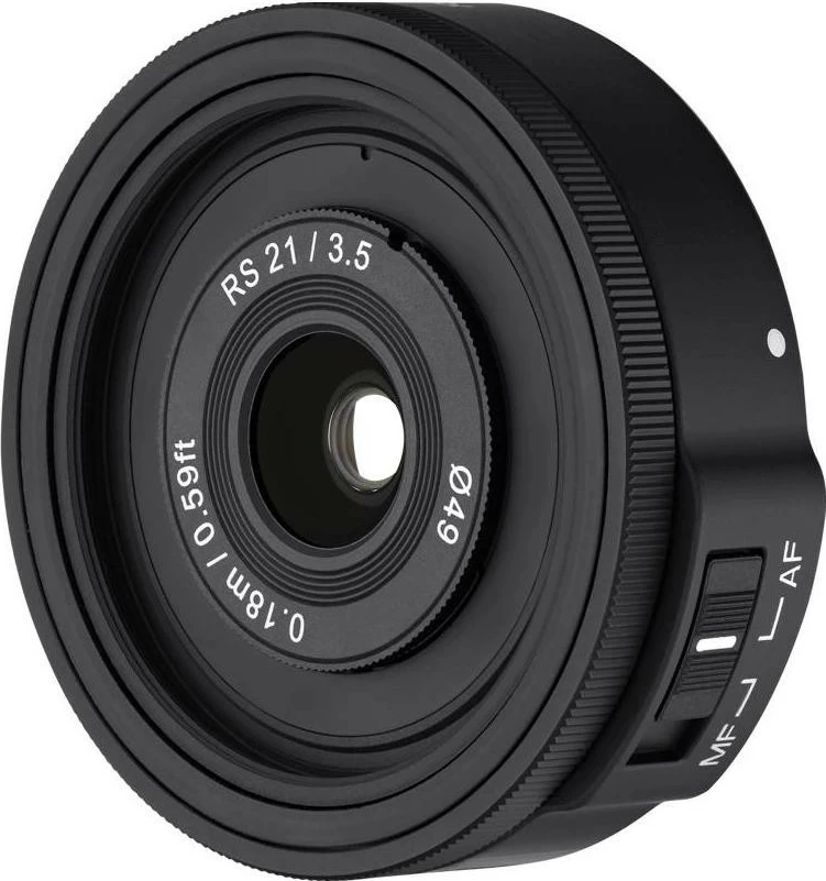 Lentë Samyang Remaster Slim, Montim Sony E, Fokus i fiksuar