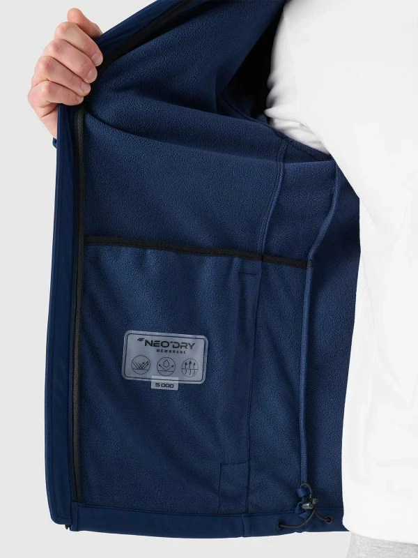 Jakne softshell për meshkuj 4F NOSH4SFM001B-31S, e kaltër, XXL
