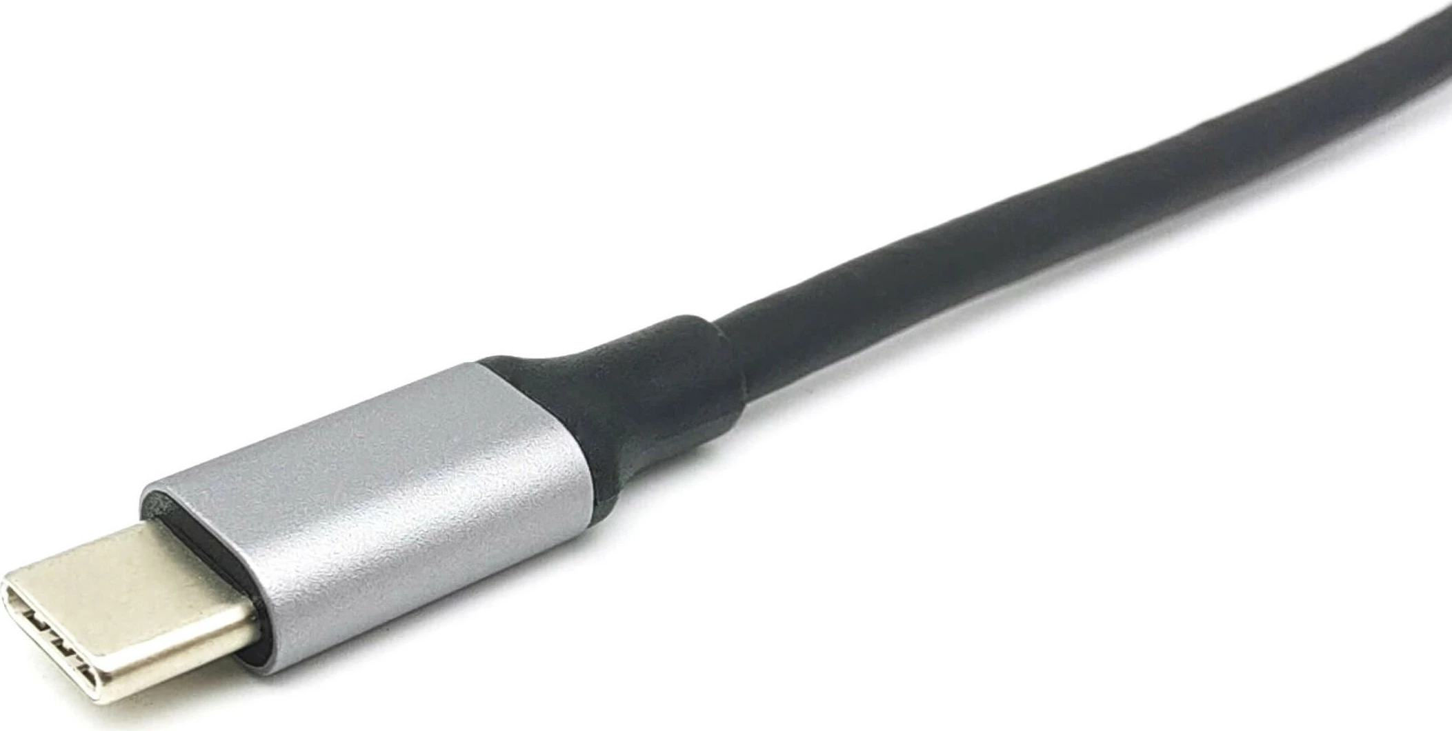 Adapter USB-C multifunksional Equip 5-në-1, 100W, HDMI, VGA, USB 3.0, AUX, zi/gri