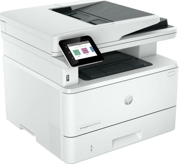 Printer multifunksional, HP, LaserJet Pro MFP 4102dw (2Z622F#B19), laser mono, 38–42 ppm, Wi‑Fi/Gigabit LAN, Legal, bardhë e zi