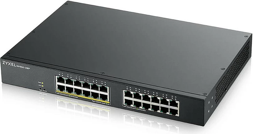 Switch Zyxel GS1900-24EP, Managed, L2, Gigabit Ethernet, PoE, Rack mounting