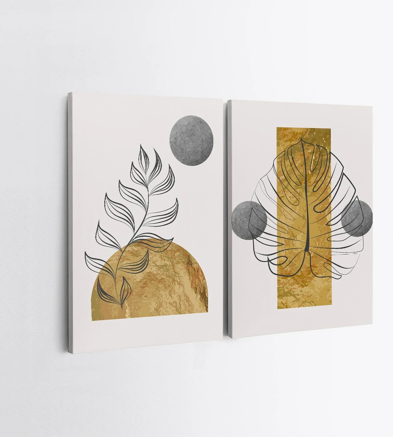 Pikturë dekorative në kanavacë (2 copë), Wallity, 2KNV4260, 50x70 cm