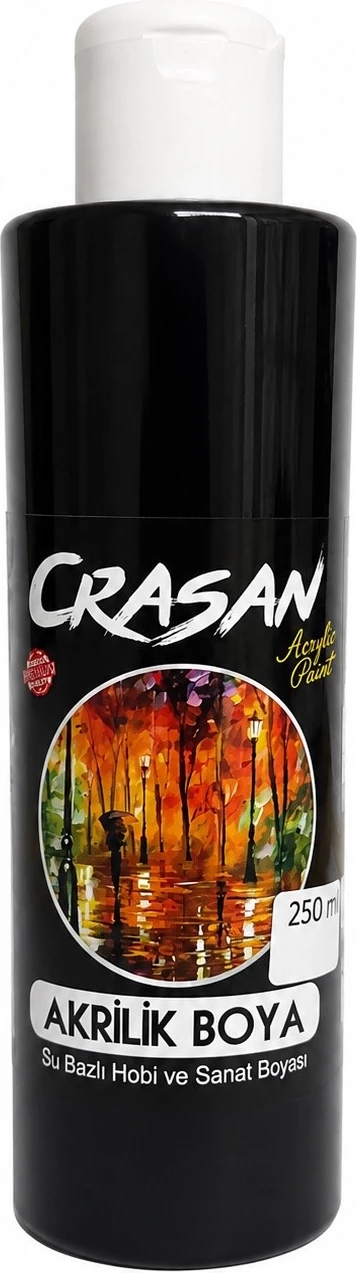 Ngjyrë Akrilike Crasan – E Zezë (250 ml)