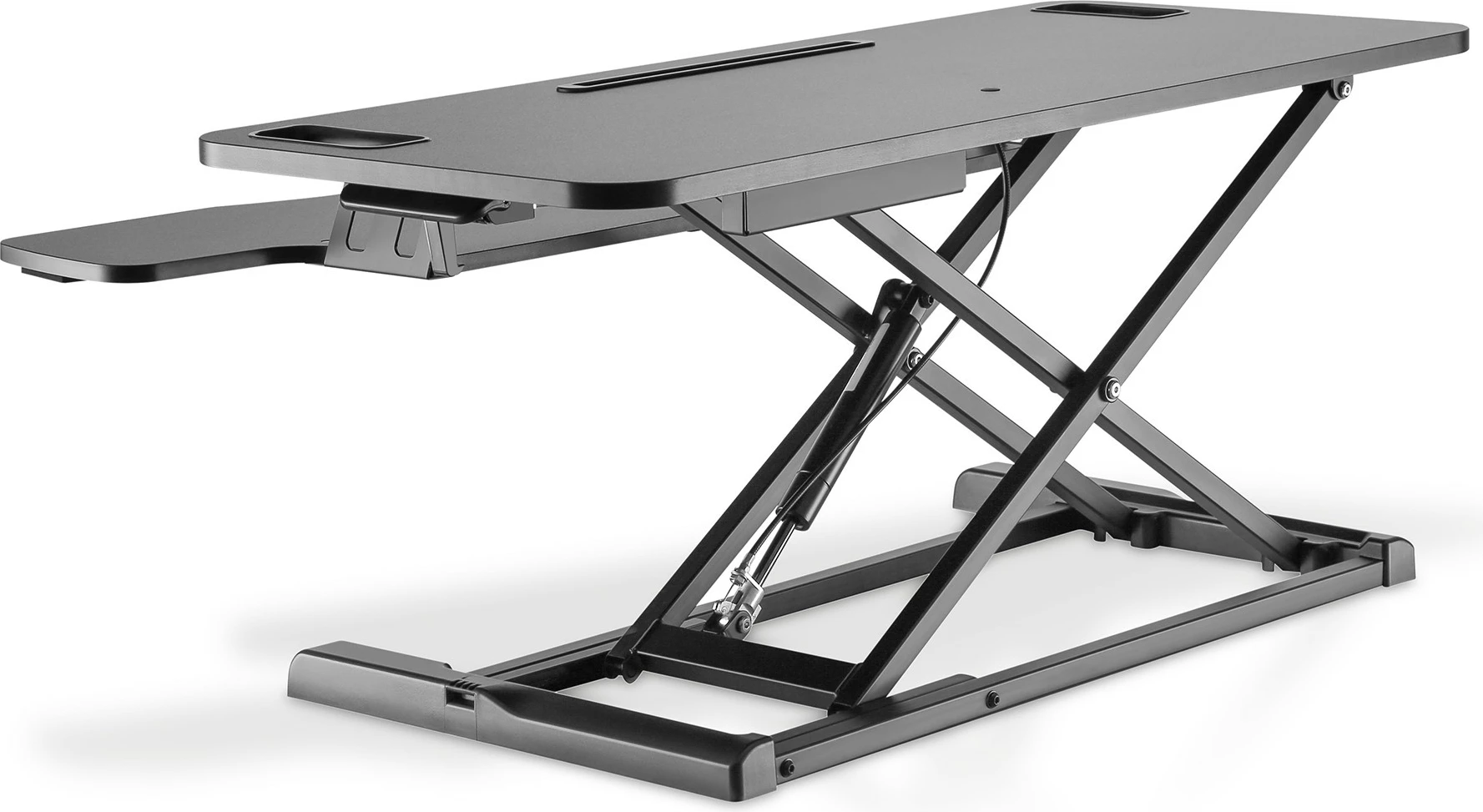 Riser ergonomik tavoline Digitus, Workspace Riser, rregullim lartësie manual, 95x62cm, i zi