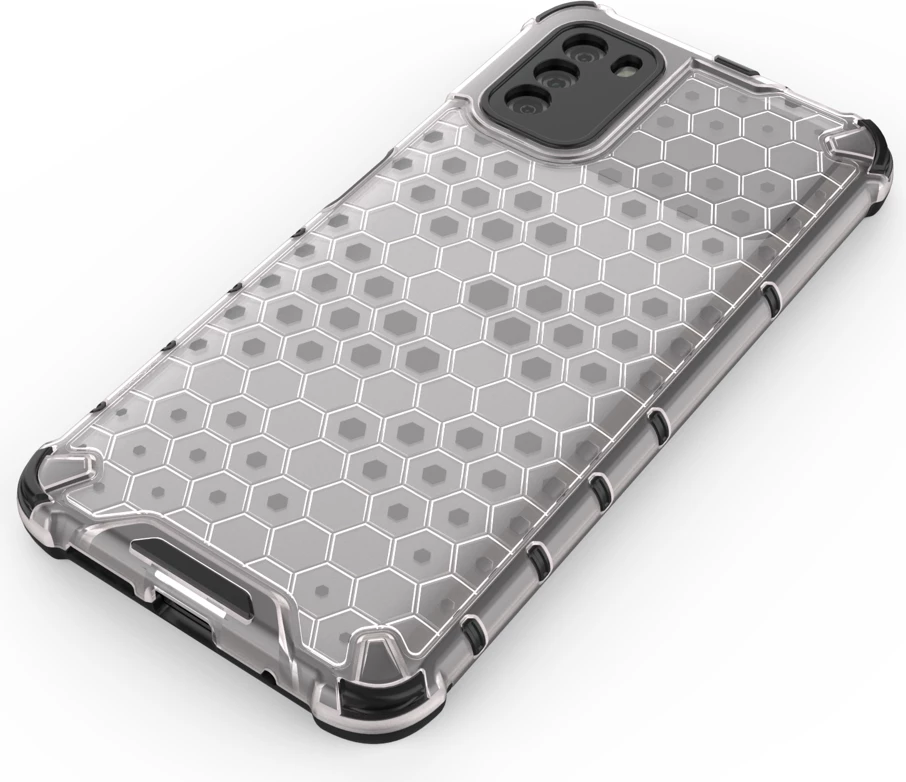 Mbështjellës Hurtel Honeycomb për Xiaomi Poco M3, Transparent