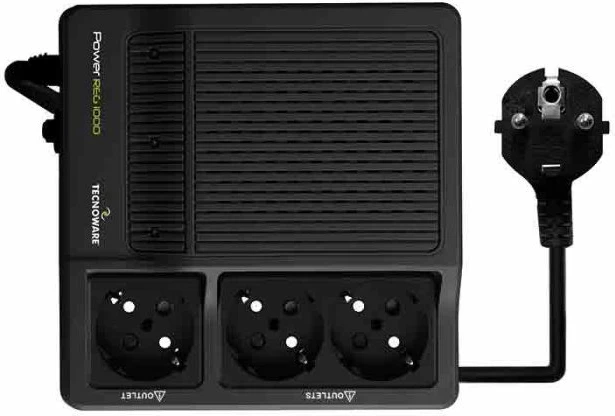 Stabilizator tensioni Tecnoware FSTELPRE1000M 1000VA 220-240V, 6 priza + 4 PoE, i zi