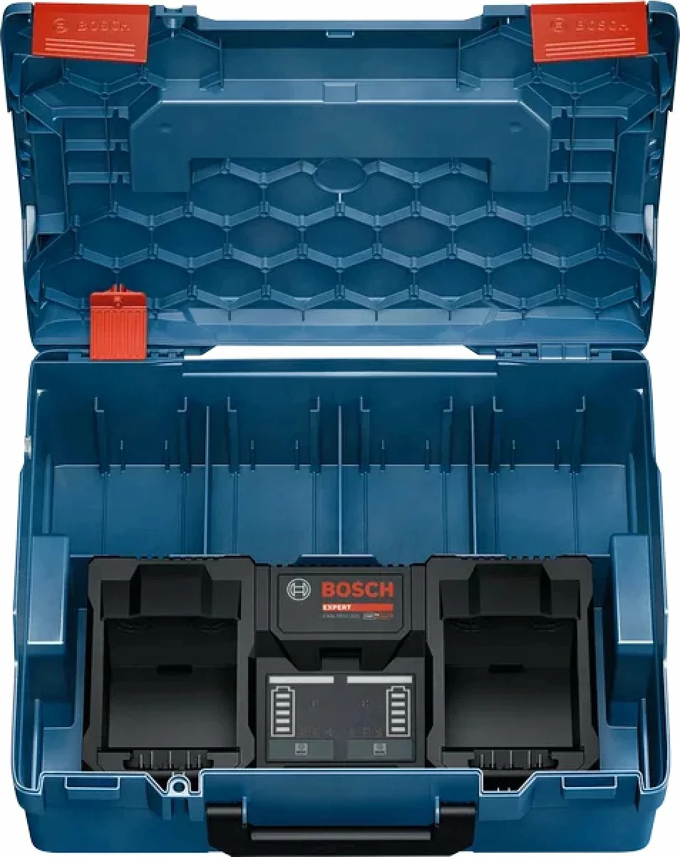Karikues baterie Bosch EXPERT EXAL18V2-320 18V, 2 slota, L-BOXX 162
