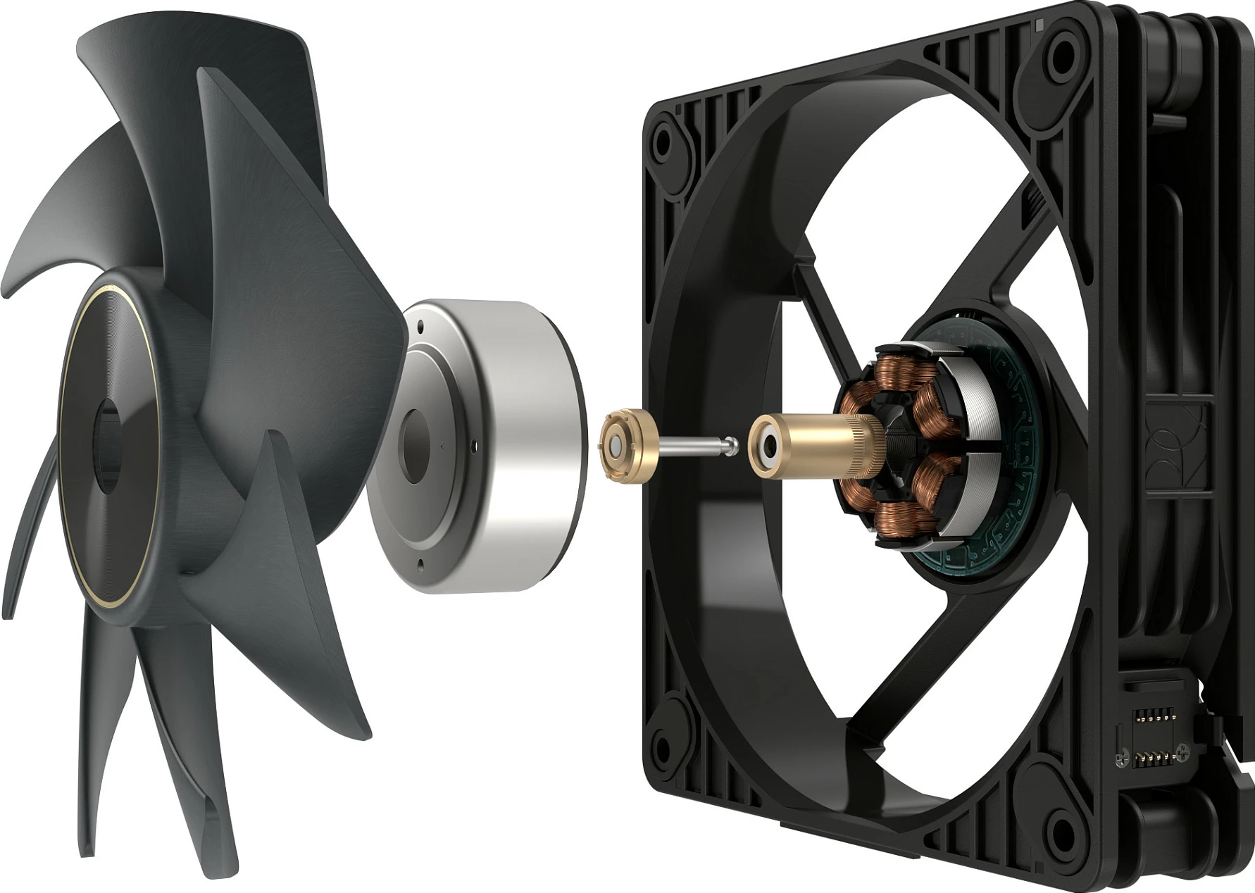 Ventilator për kasë ASUS ProArt PF120 PWM, 120mm, set 3 copë, i zi
