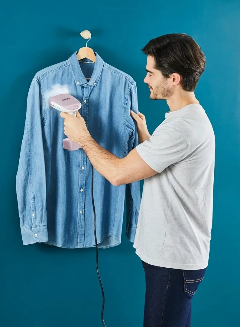 Hekur me avull për rroba Tefal DT3050, 1300 W, 0.12 L, Rozë/Bardhë