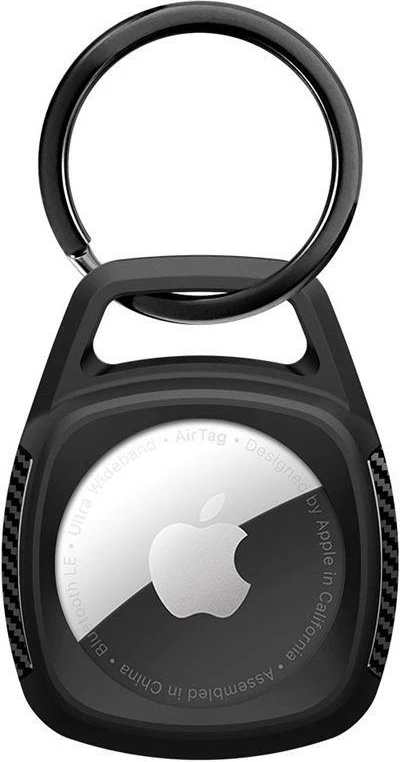 Mbështjellës Spigen Rugged Armor për Apple AirTag, Matte Black