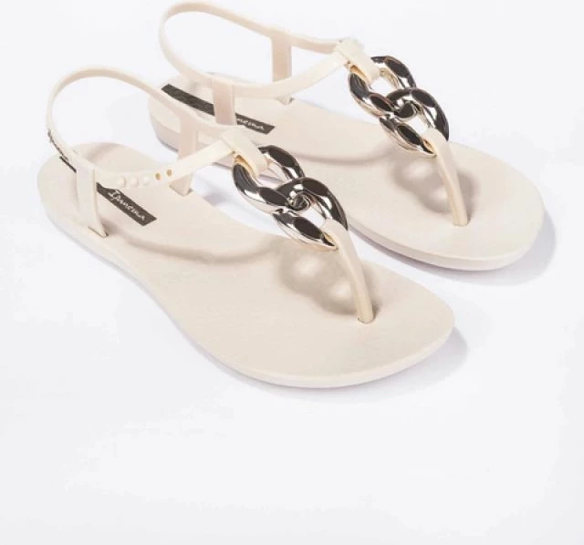 Sandale flip-flop për femra Ipanema, bezhë
