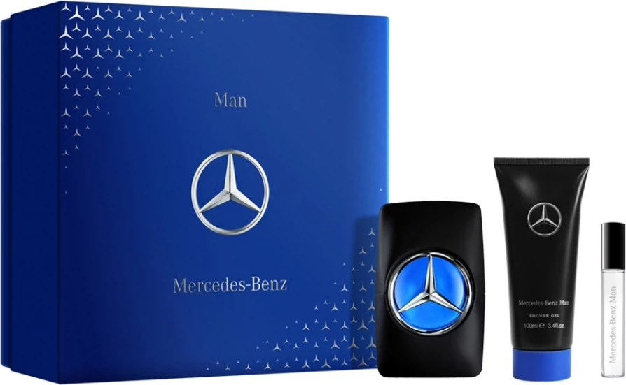 Set Eau de Toilette për meshkuj Mercedes-Benz Man 100ml + 10ml + shower gel 100ml