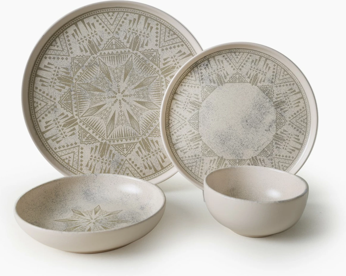 Set enësh për drekë, qeramikë, 24 copë, Hermia Concept, X000158150000000000000000