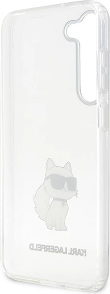 Mbështjellës Karl Lagerfeld Choupette për Samsung Galaxy S23+, transparent