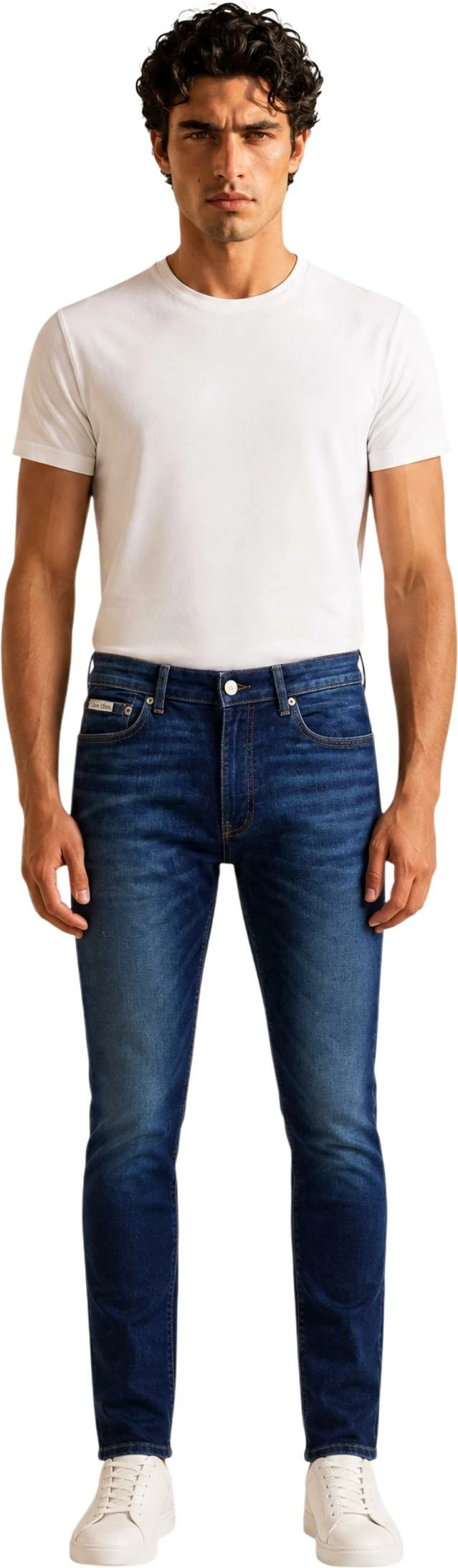 Xhinse slim fit për meshkuj Calvin Klein Jeans LV04RH754G, blu [Madhësia: W30 L32]