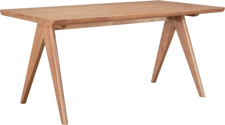 Tavolinë Winslow, druri gome, ngjyrë arre e lehtë, 200x85x75cm