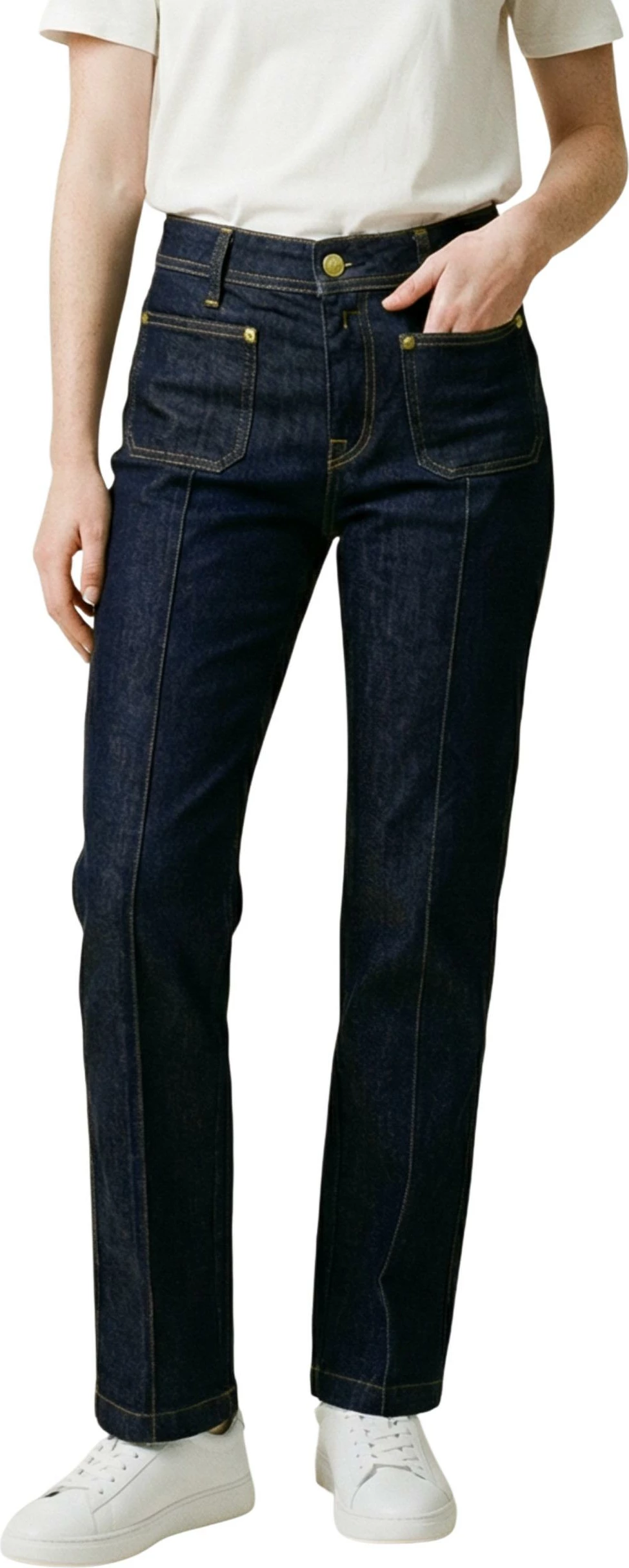 Xhinse për femra Replay STRAIGHT W8244, blu e errët