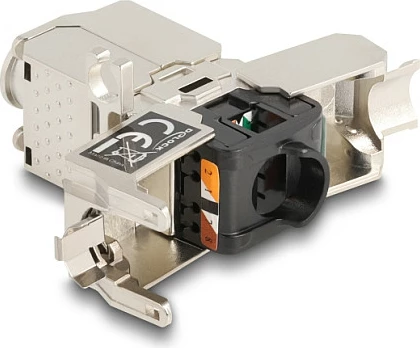 Bashkues kabllo rrjeti DeLOCK LSA-LSA Cat6a STP, pa vegla, inox