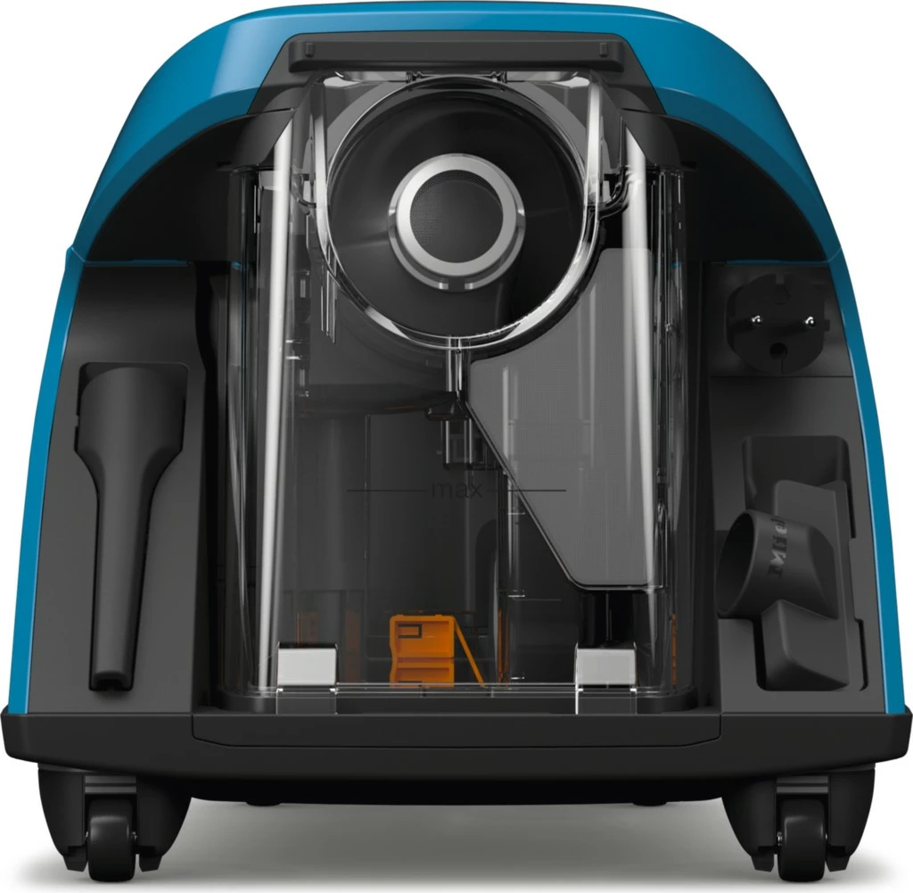 Fshesë me korrent Miele Blizzard CX1 Parquet 890 W pa qese me filtër HEPA, Tech Blue