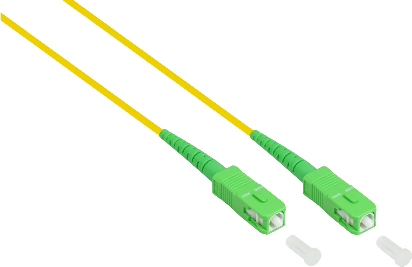 Kabllo fibër optike GoodConnections Alcasa LW-S920LASA, OS2 single-mode, LC-SC, 20 m, e verdhë