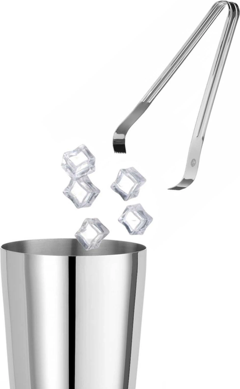 Pinca për kube akulli, Bar Up, 180 mm, argjendti