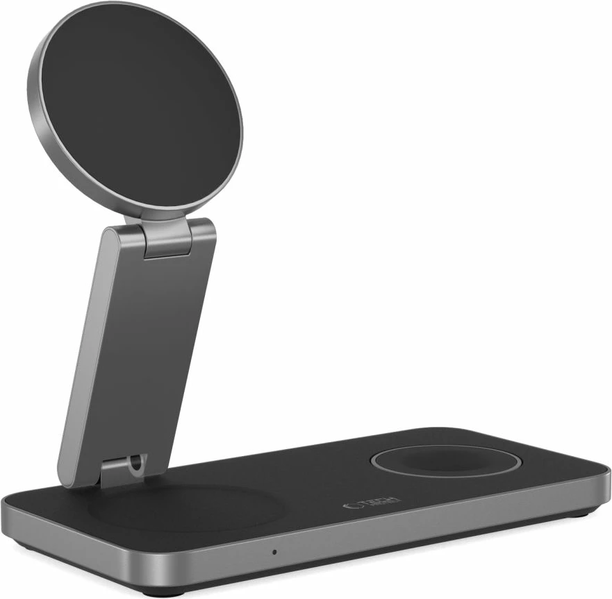 Karikues induktiv 3-në-1 Tech-Protect QI15W-A47 me MagSafe, USB-C, i zi