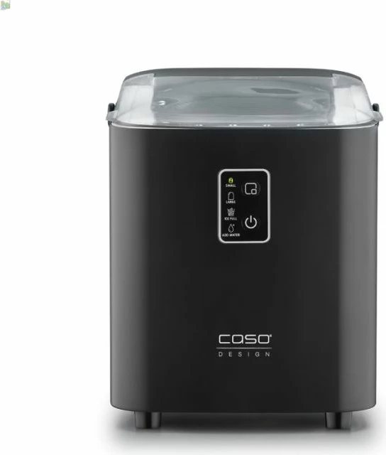 Aparat për kuba akulli CASO IceChef Compact 3401, 12 kg/24h, 1 l, 120 W, i zi mat