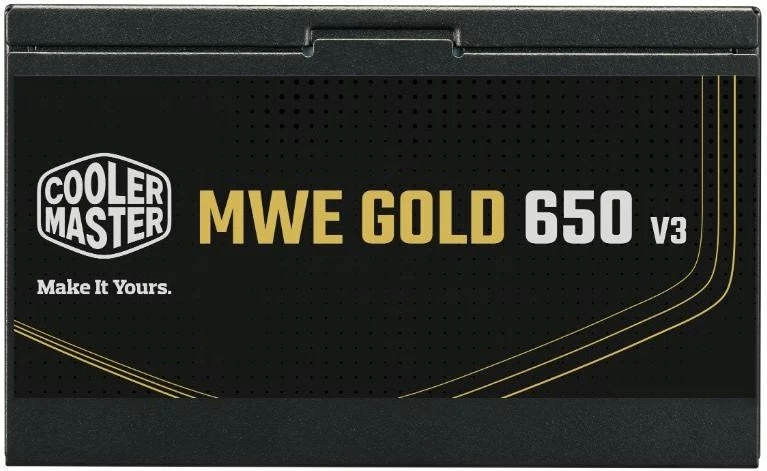 Furnizues rryme për PC Cooler Master MWE Gold V3 650W ATX 3.1, 80 Plus Gold, Non-Modular (MPE-6502-ACAAG-3BEU)