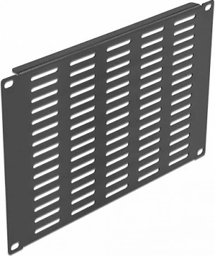 Panel i verbër me ventilim DeLOCK 10", 4U, metal, i zi