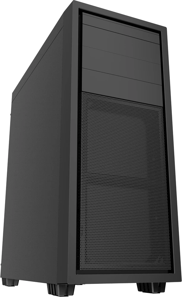 Kasë Kompjuteri GEMBIRD Fornax K500, Midi Tower, e Zezë