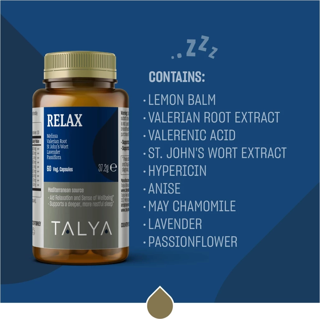 RELAX Natural Calming Formula, 60 kapsula
