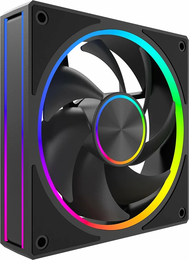 Ventilator kasë Modecom Volcano Loop 120 ARGB 120mm PWM 4-pin, i zi, 1 copë