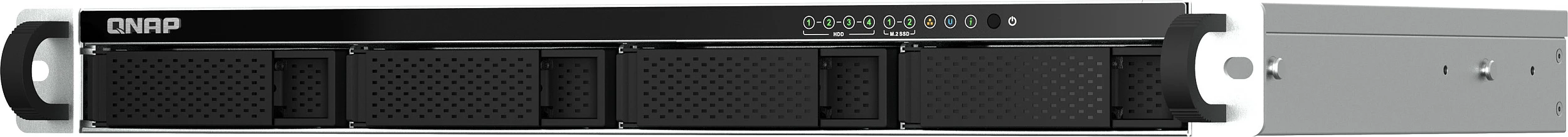 NAS rackmount QNAP TS-464EU-8G, 4 vende, Intel Celeron N5105/N5095, 8GB RAM, 1U