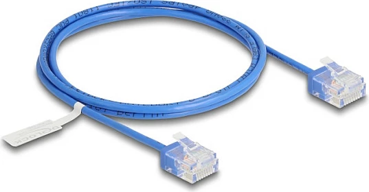 Kabllo rrjeti DeLOCK Cat6 RJ45 UTP Ultra Slim 1 m, blu