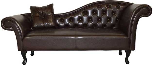 Reel Chesterfield Niovi, ngjyrë kafe e errët, krahu i djathtë, FH3008.01, 190x61x84cm