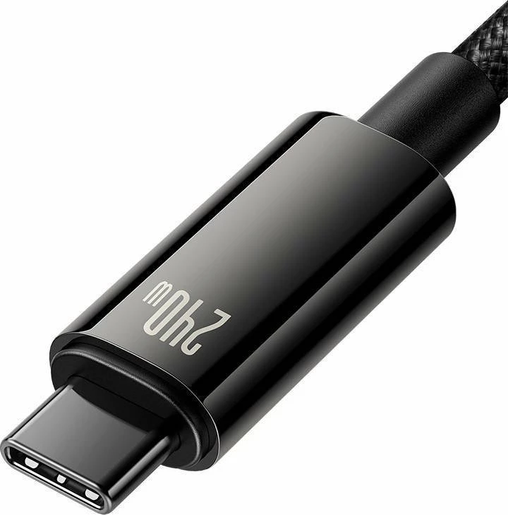 Kabllo USB-C në USB-C Baseus Tungsten Gold CAWJ040101 2 m 240W e zezë