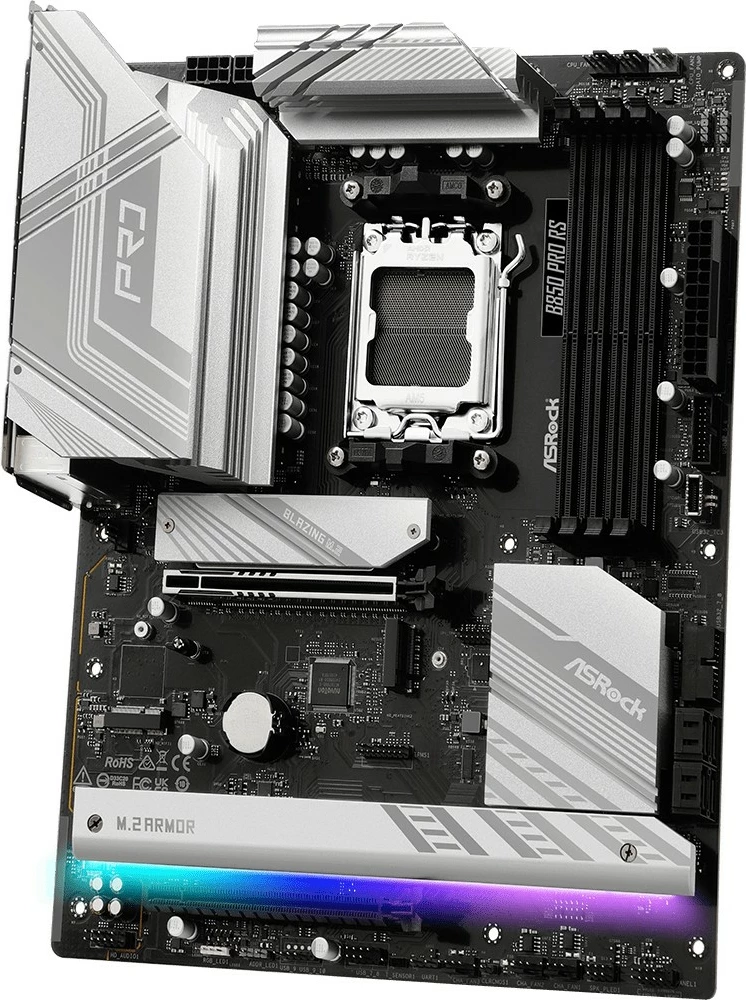 Pllakë amë ASRock B850 Pro RS, Socket AM5, DDR5, ATX
