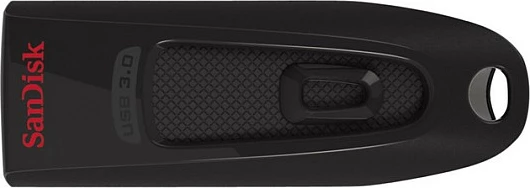 USB SanDisk Ultra, 128 GB, USB Type-A, 3.2 Gen 1, 100 MB/s, Slide, Black