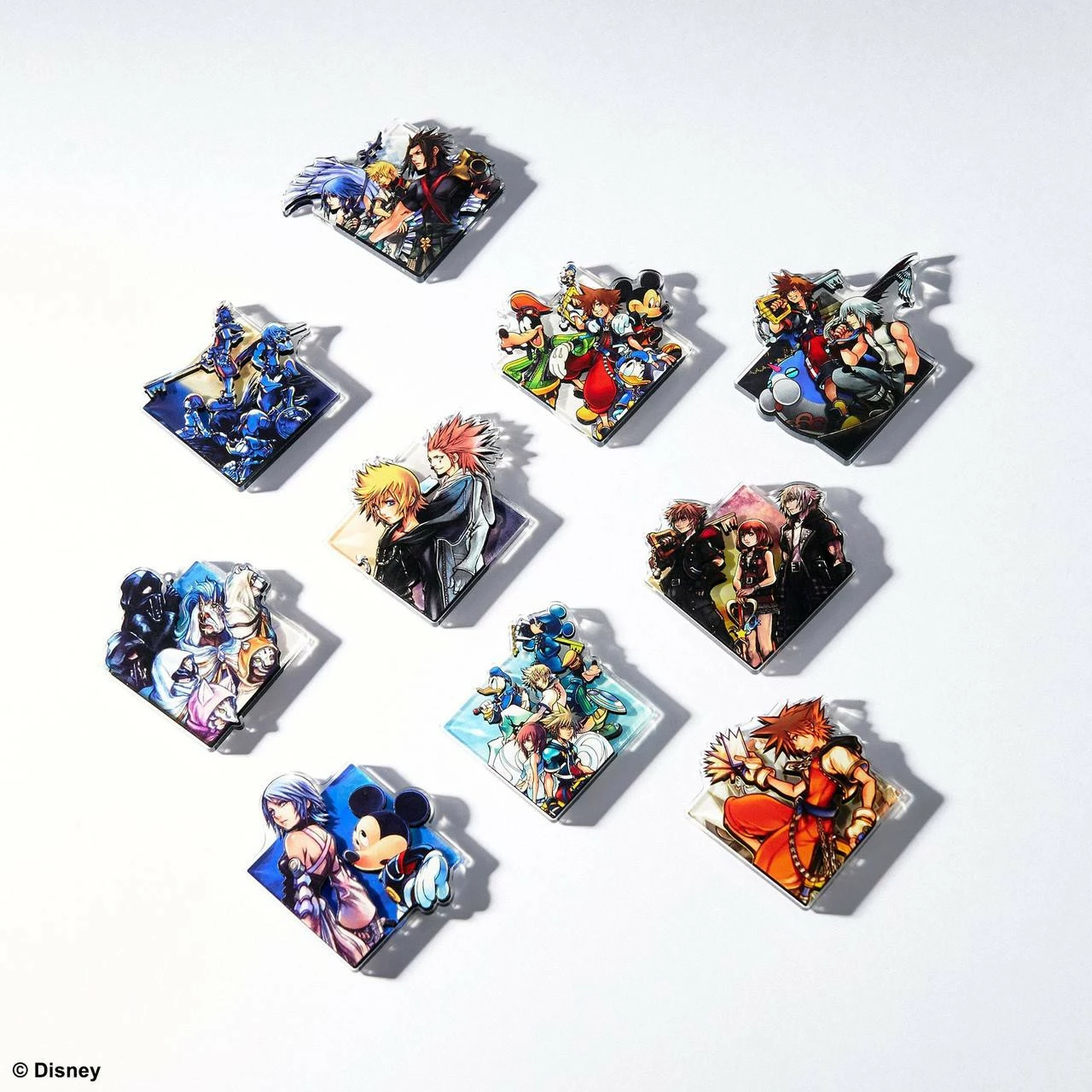 Set magnetësh akrilikë Square Enix Kingdom Hearts Acrylic Magnet Gallery Vol. 4, 10 copë (box)