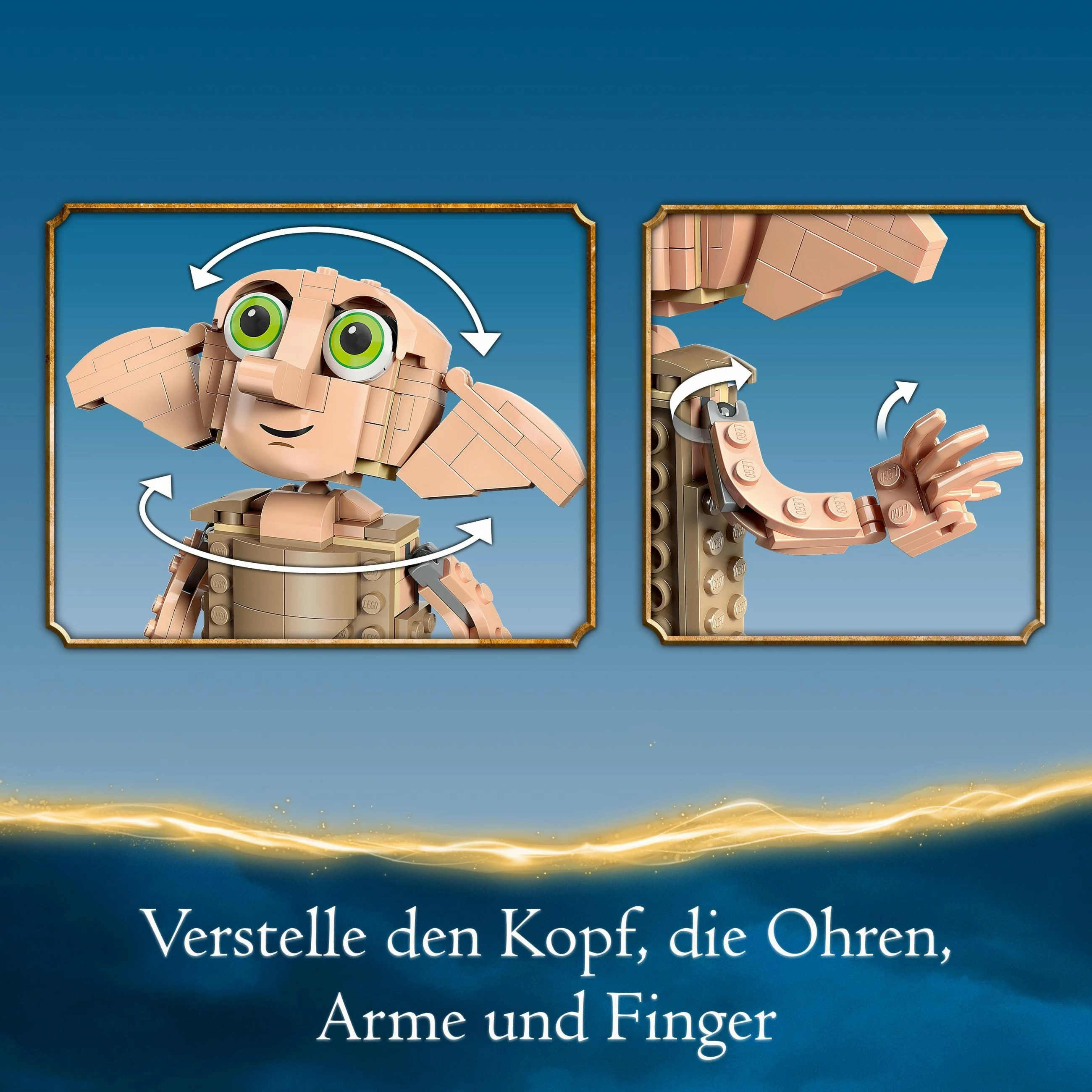Set ndërtimi LEGO Harry Potter Dobby, 403 pjesë, shumëngjyrësh